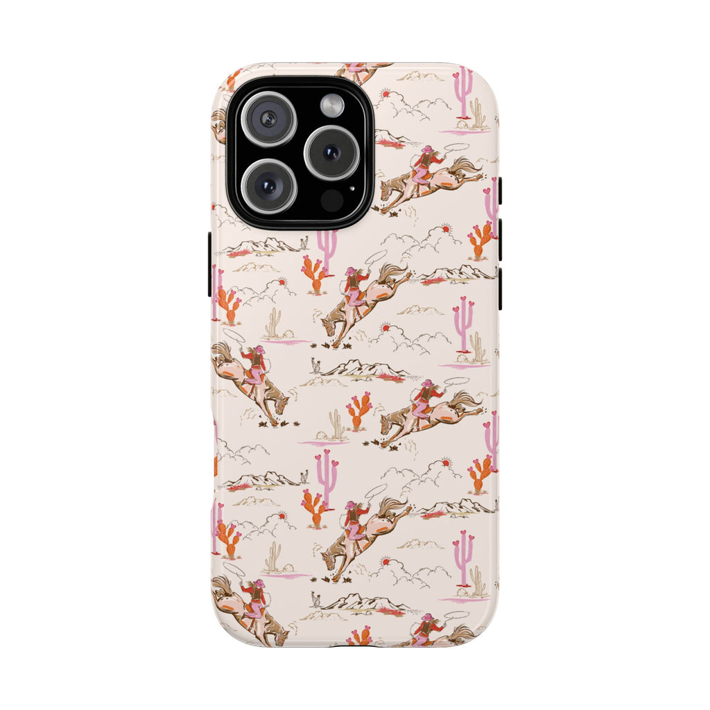 Cowgirl Chic Western iPhone Case