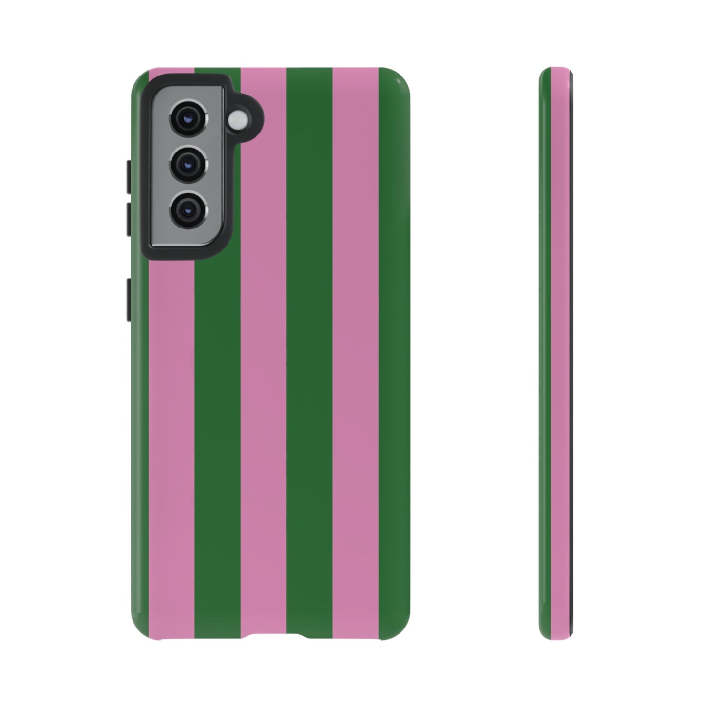 Retro Stripe | Pink & Green Y2K Case