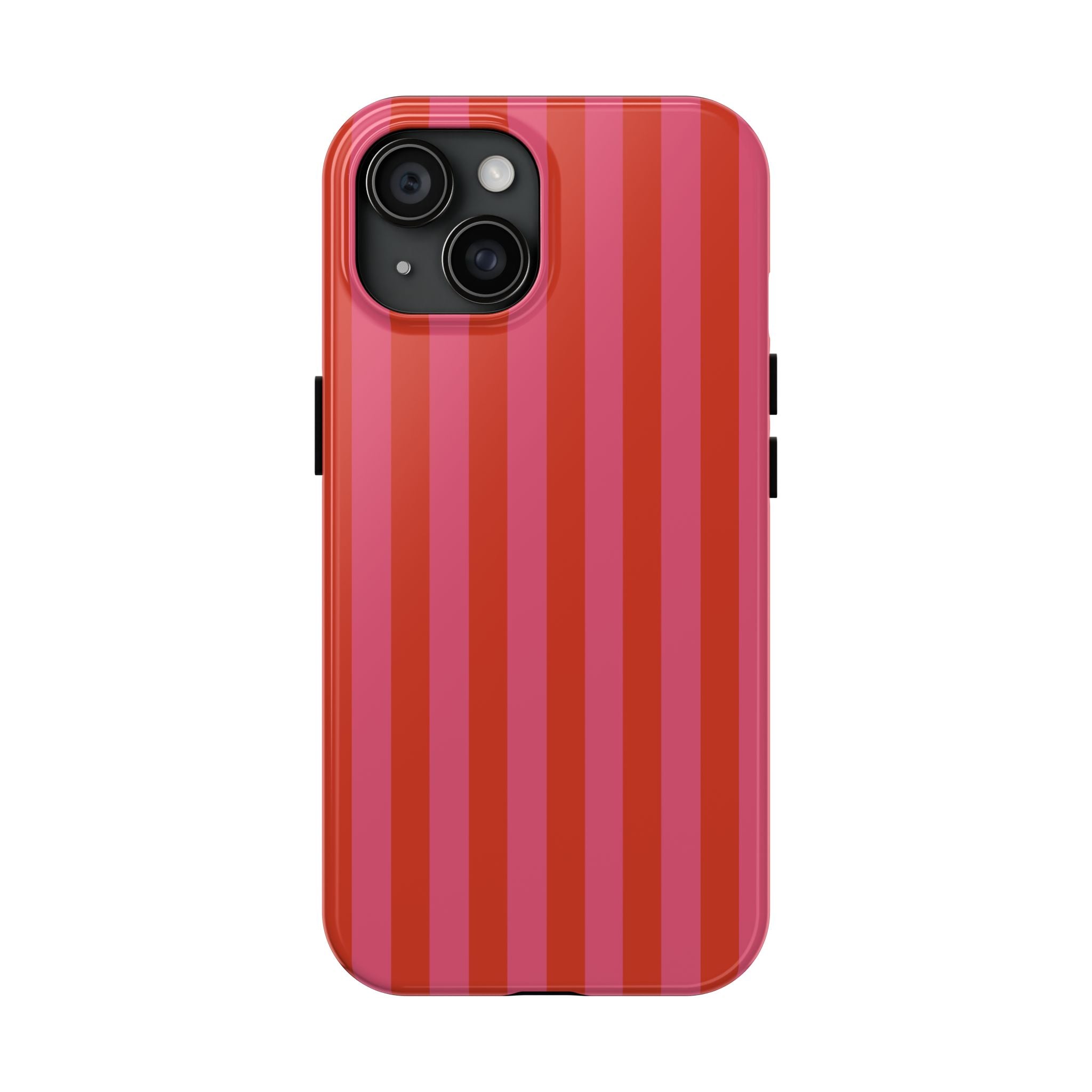 Tangerine Stripes iPhone Case
