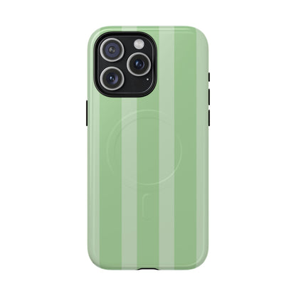 Pistachio | Green Striped MagSafe Case