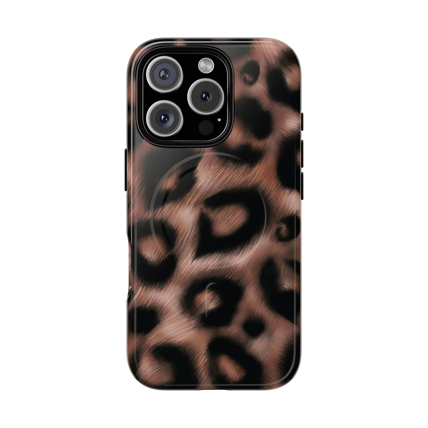 Funda MagSafe con estampado de leopardo llamativo | Diva