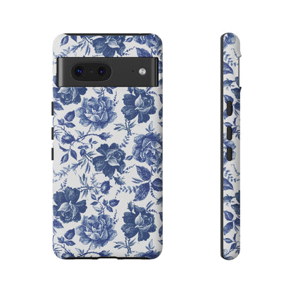 Indigo Rose | Blue Floral Case