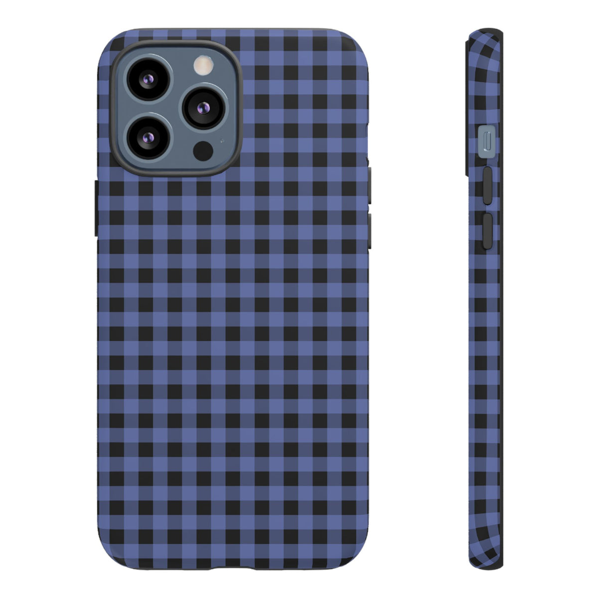 Blueberry Jam | Blue Gingham iPhone Case