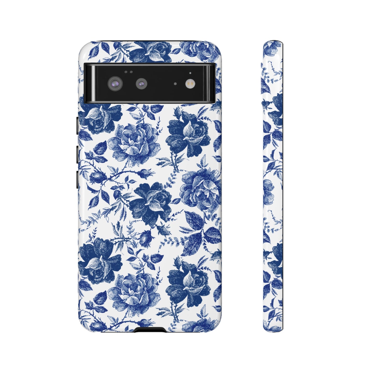 Indigo Rose | Blue Floral Case