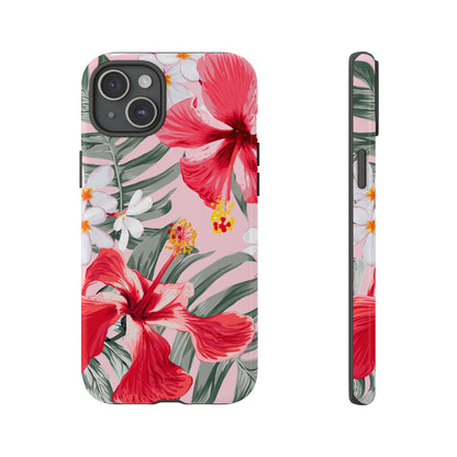 Pua | Pink Hibiscus Floral Case