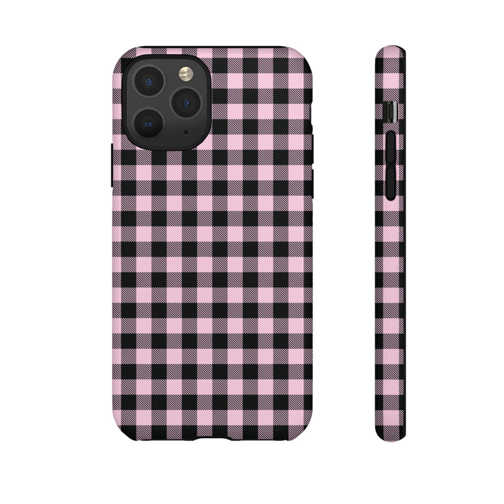 Pink Punk | Gingham iPhone Case