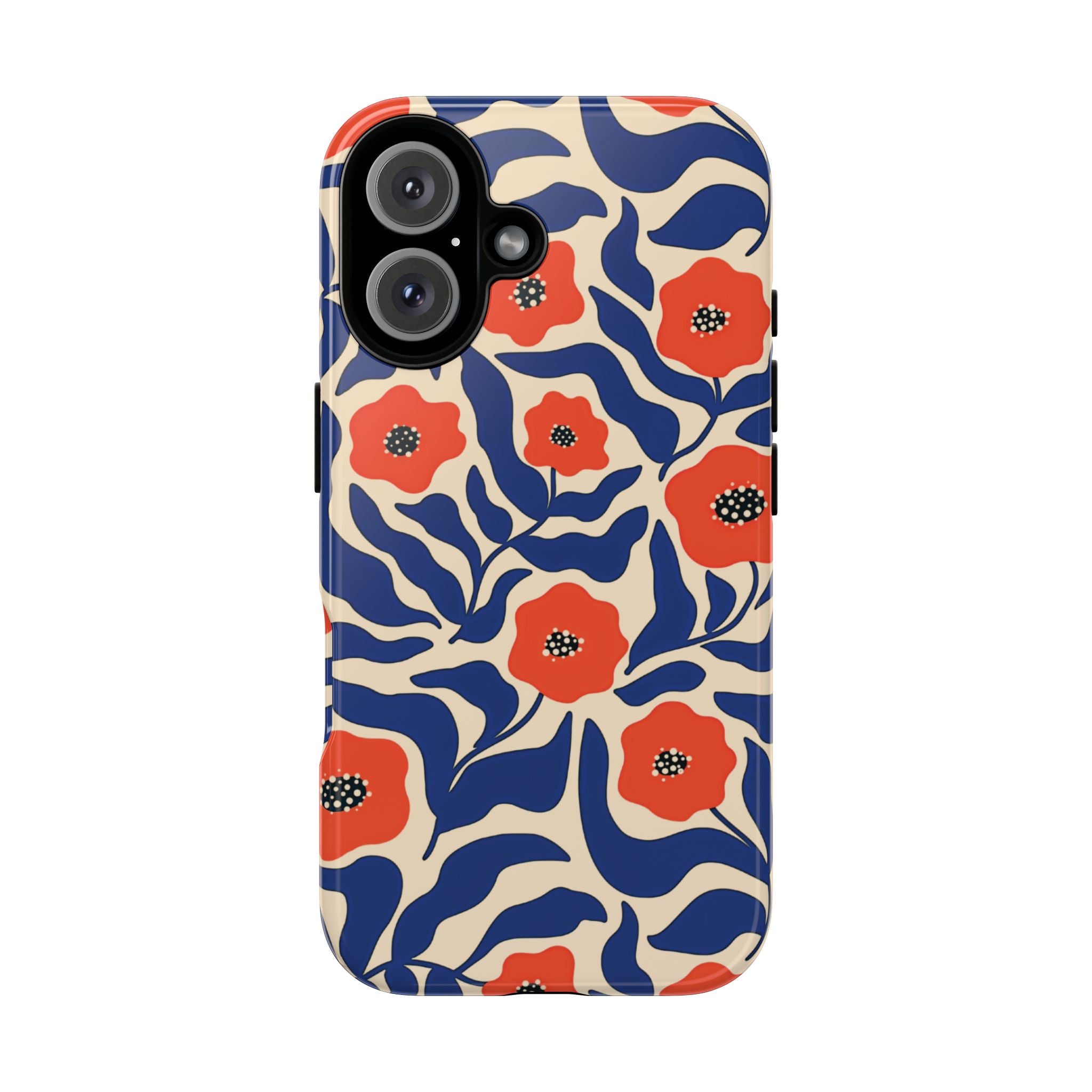 Indigo Poppy Phone Case