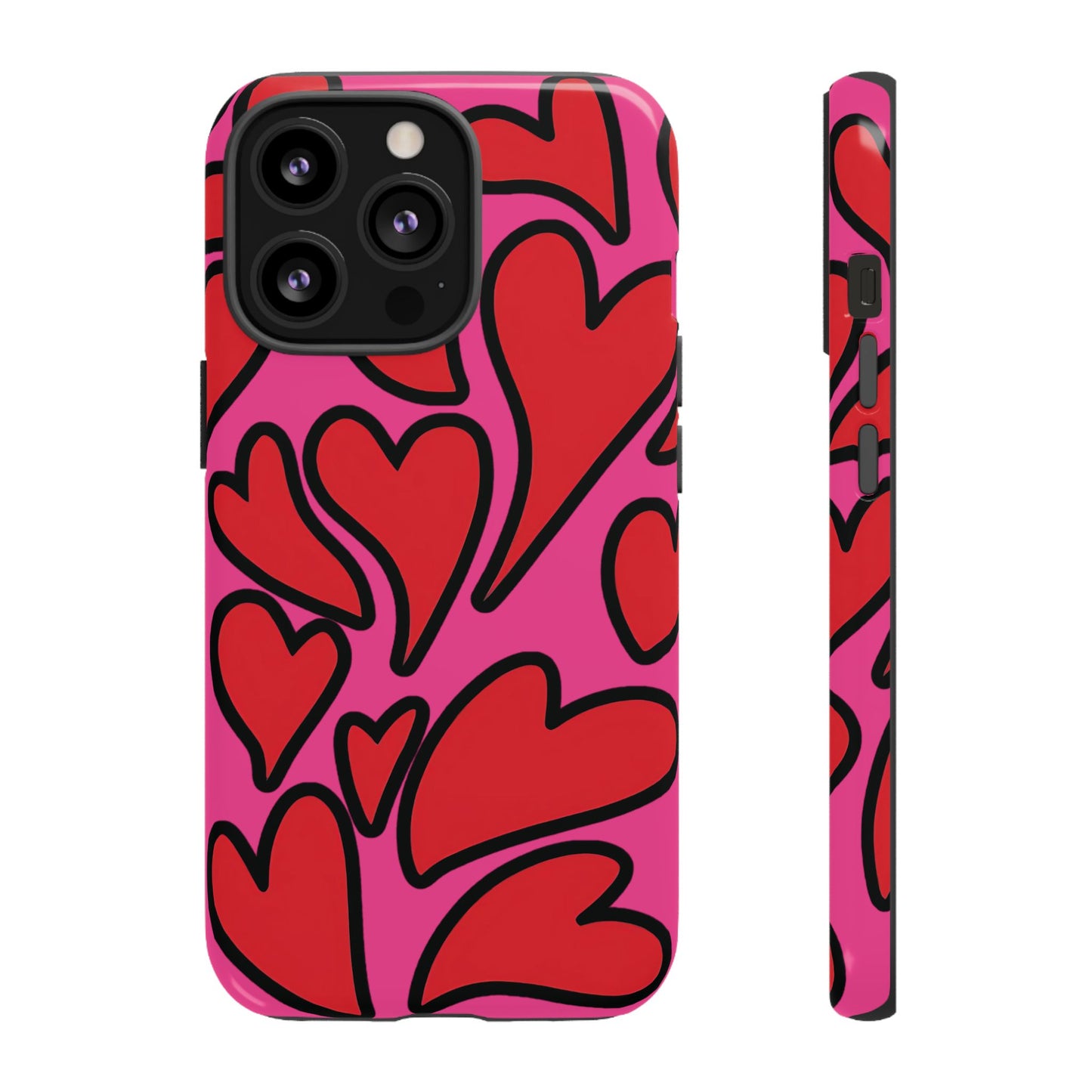 Summer Love | Retro Hearts iPhone Case