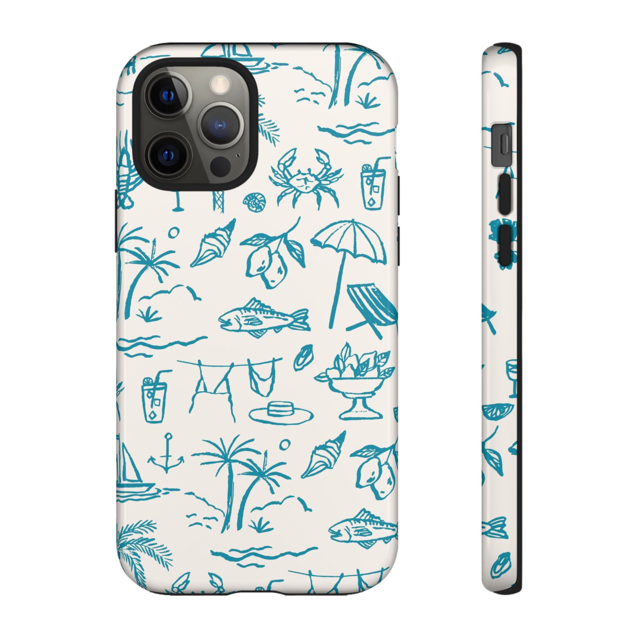 Meet Me Seaside iPhone Case