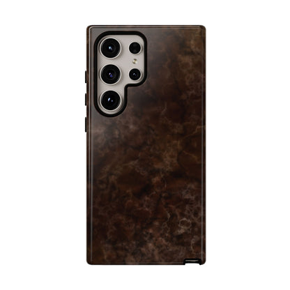 Espresso | Brown Marbled Galaxy Case