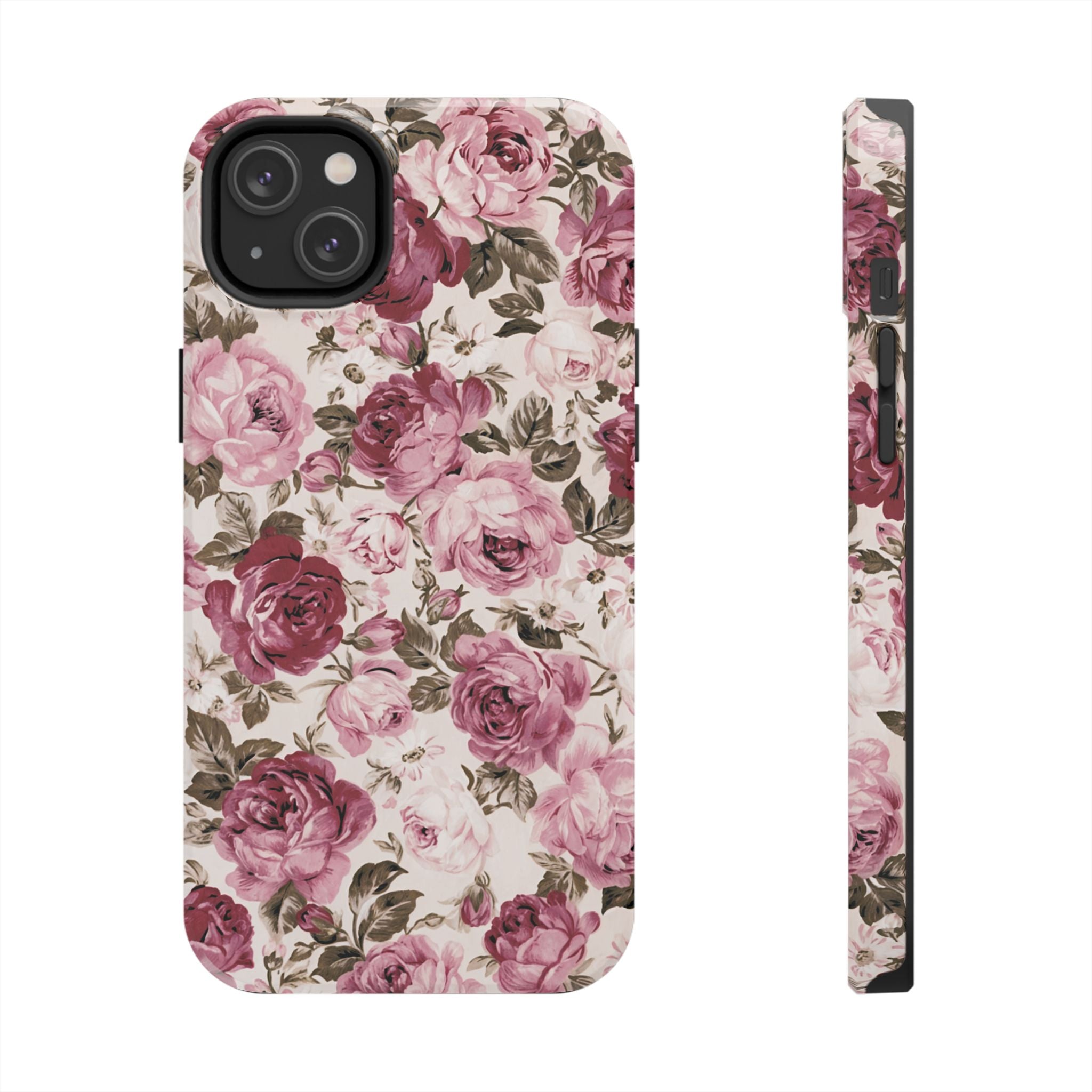 Love Story Romantic Floral iPhone Case