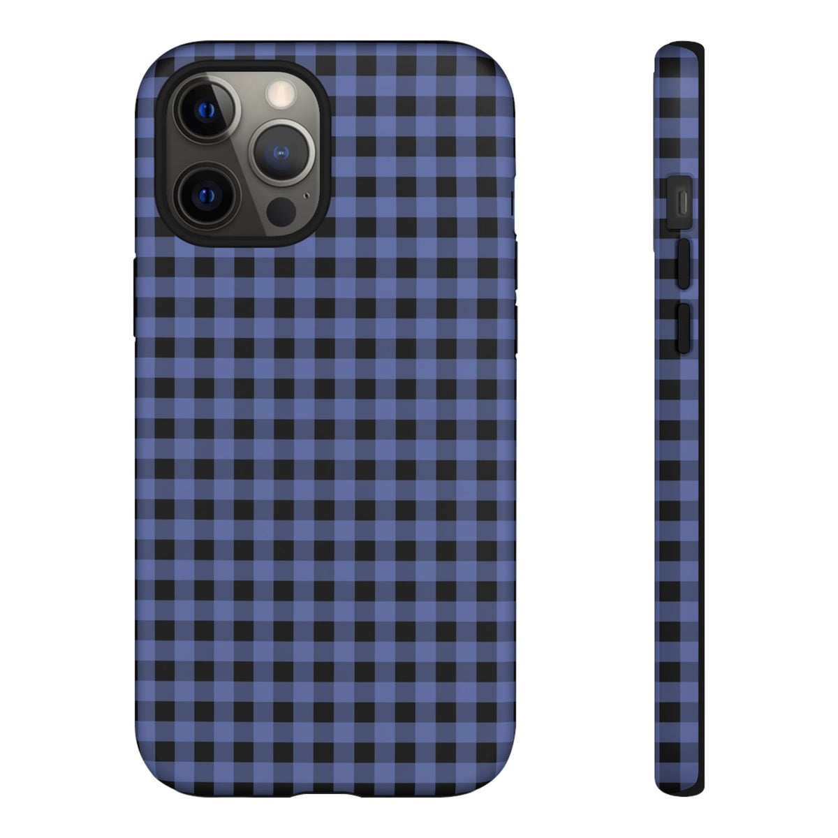 Blueberry Jam | Blue Gingham iPhone Case