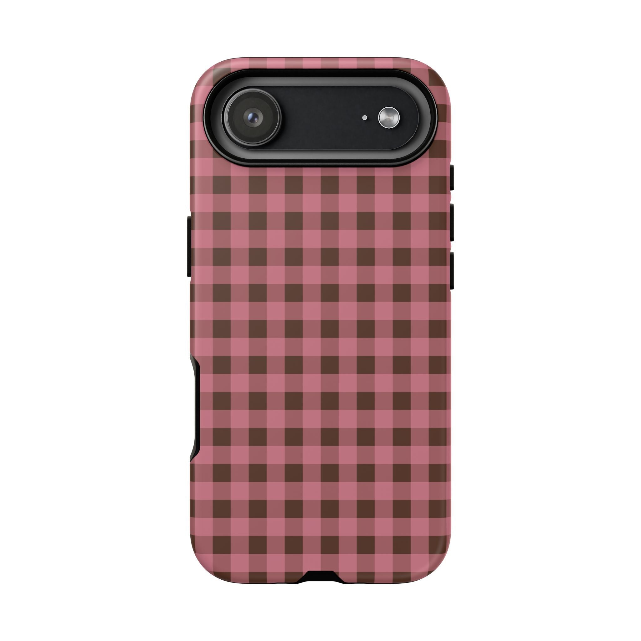 Rosy Gingham Phone Case