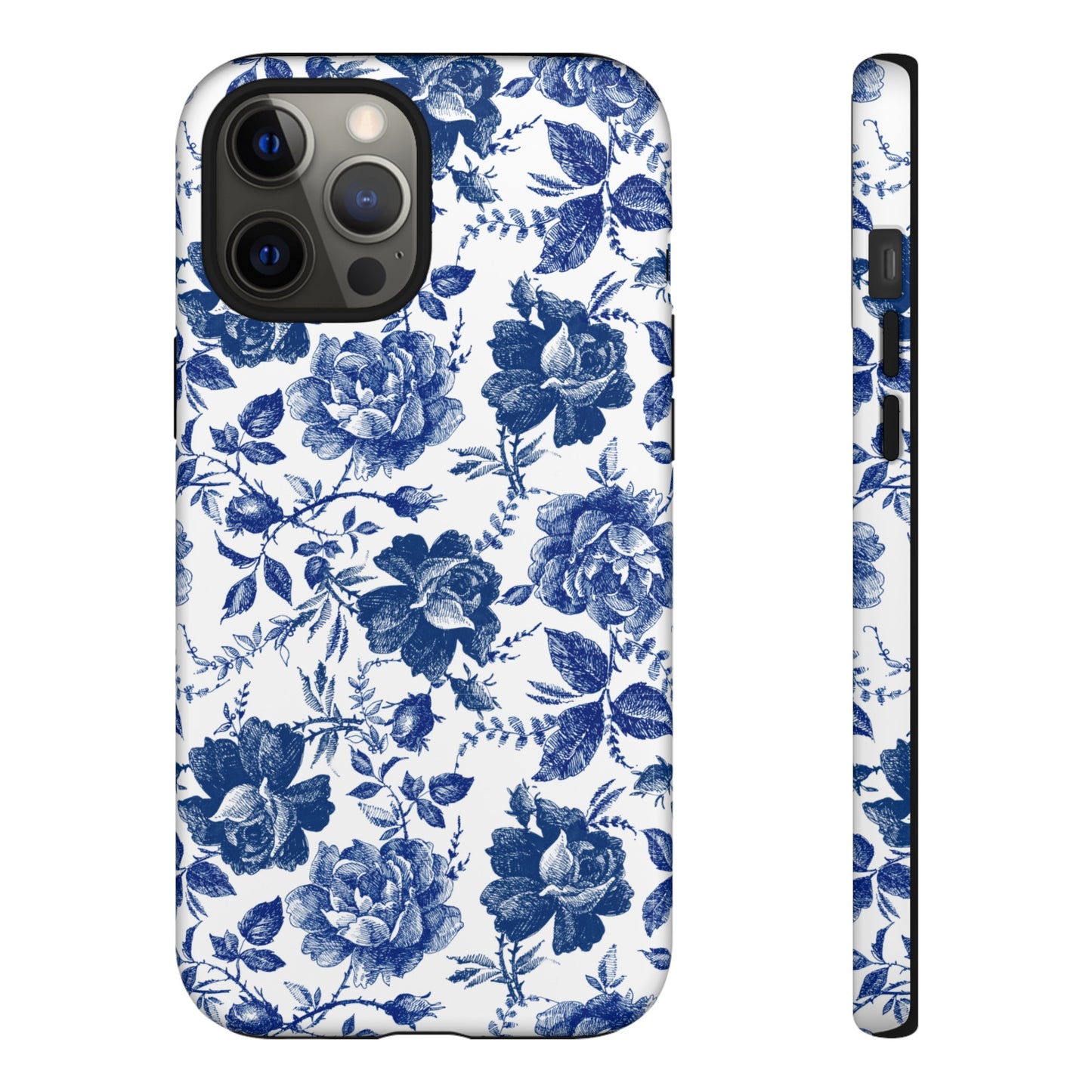 Indigo Rose | Blue Floral Case