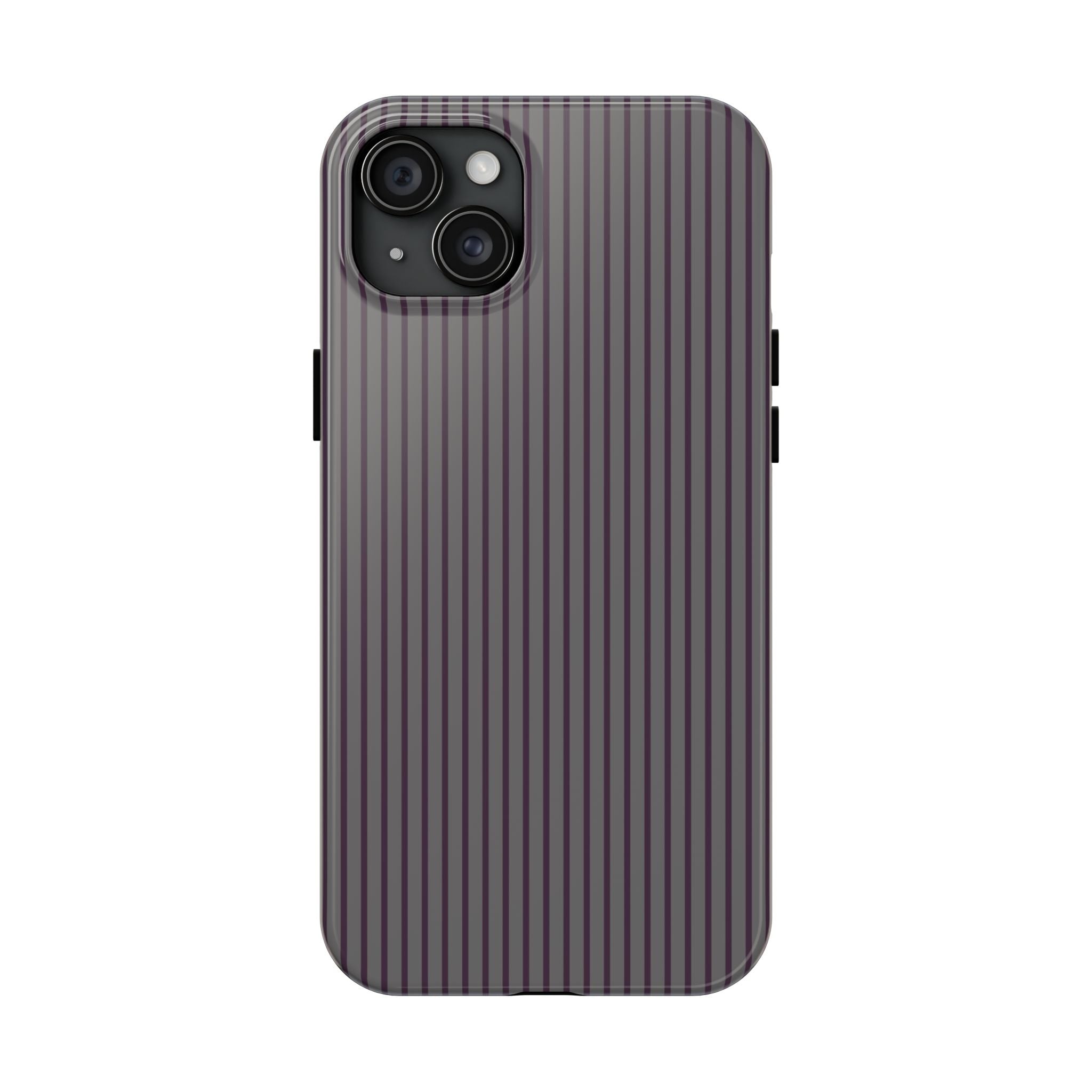 Trendsetter Gray Pinstripe iPhone Case
