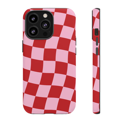 In Check | Wavy Checkerboard Case