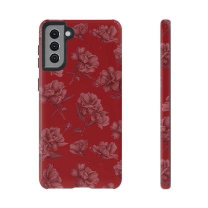 Roses Are Red | Red Floral Case