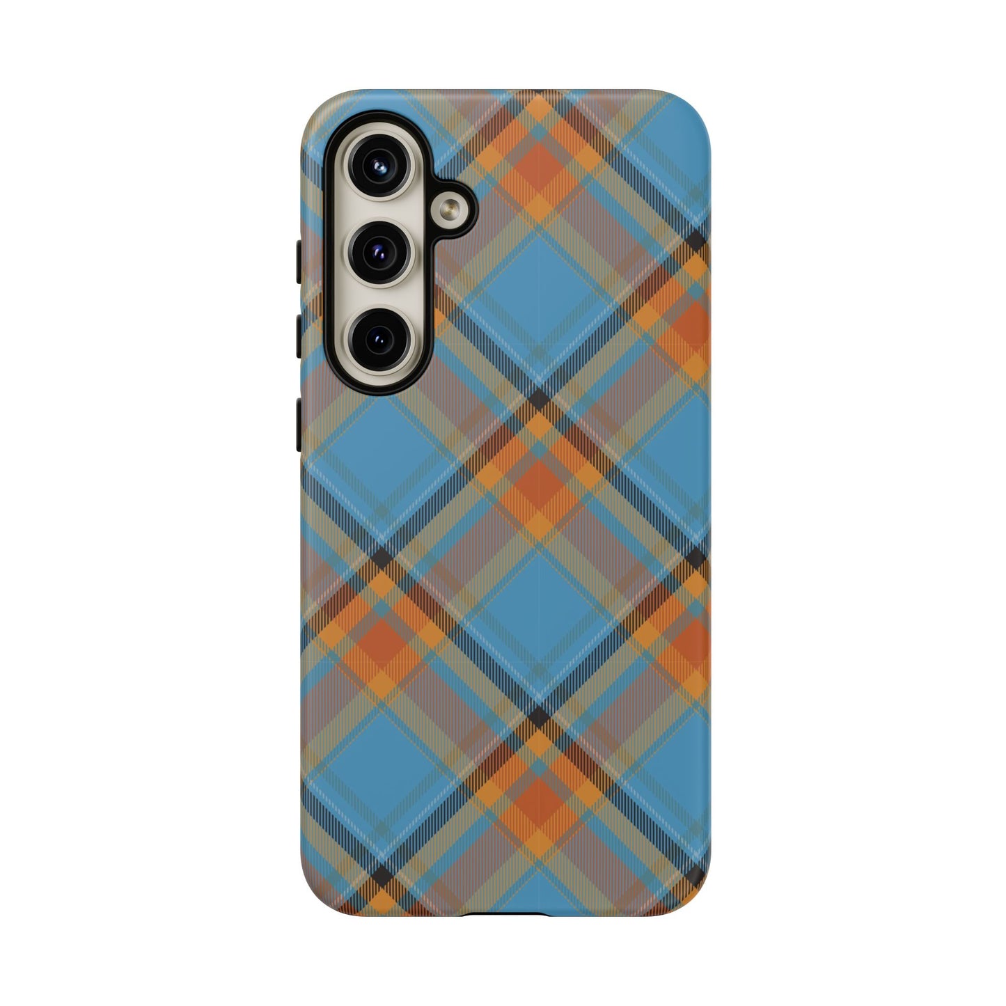 Cozy | Blue Plaid Case