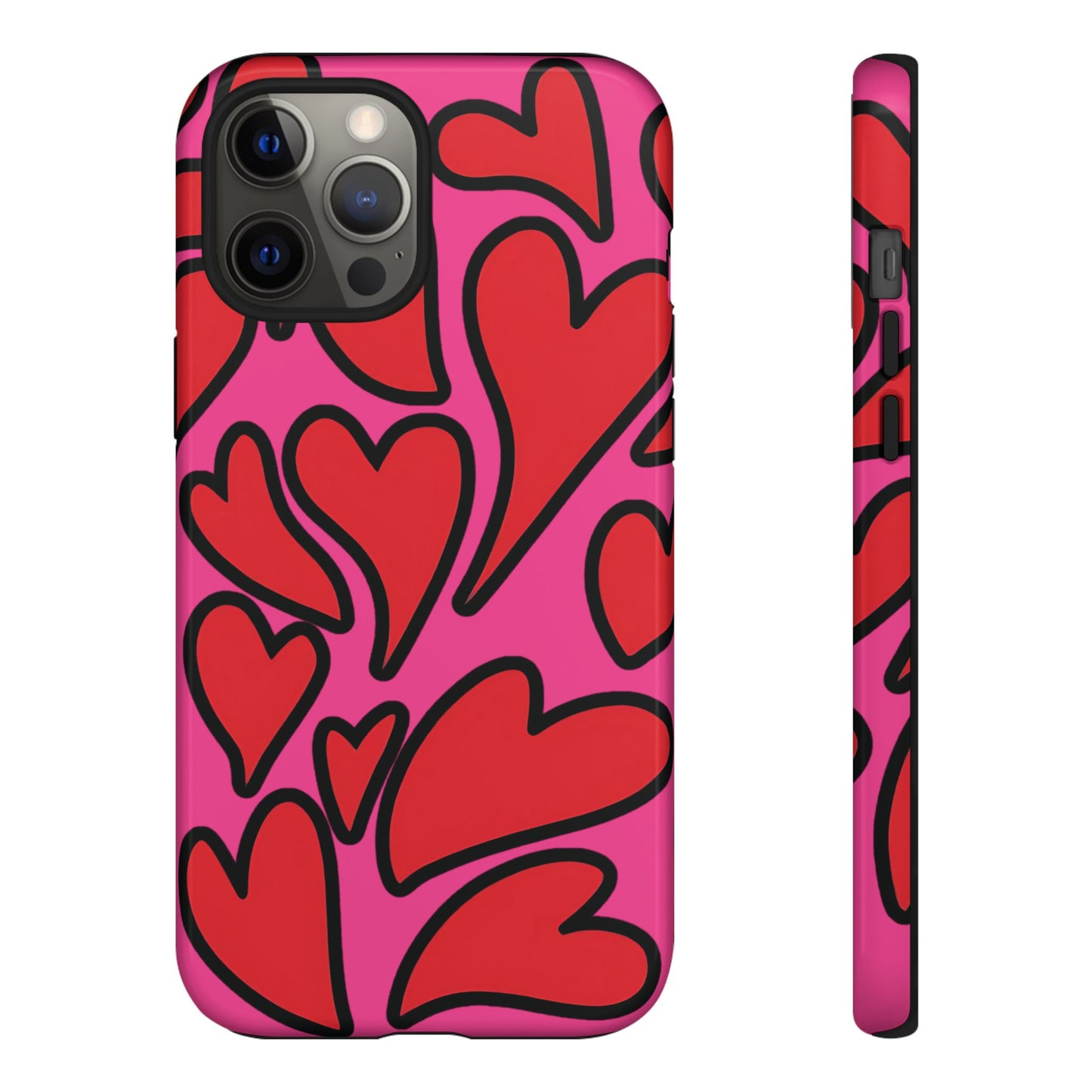 Summer Love | Retro Hearts iPhone Case