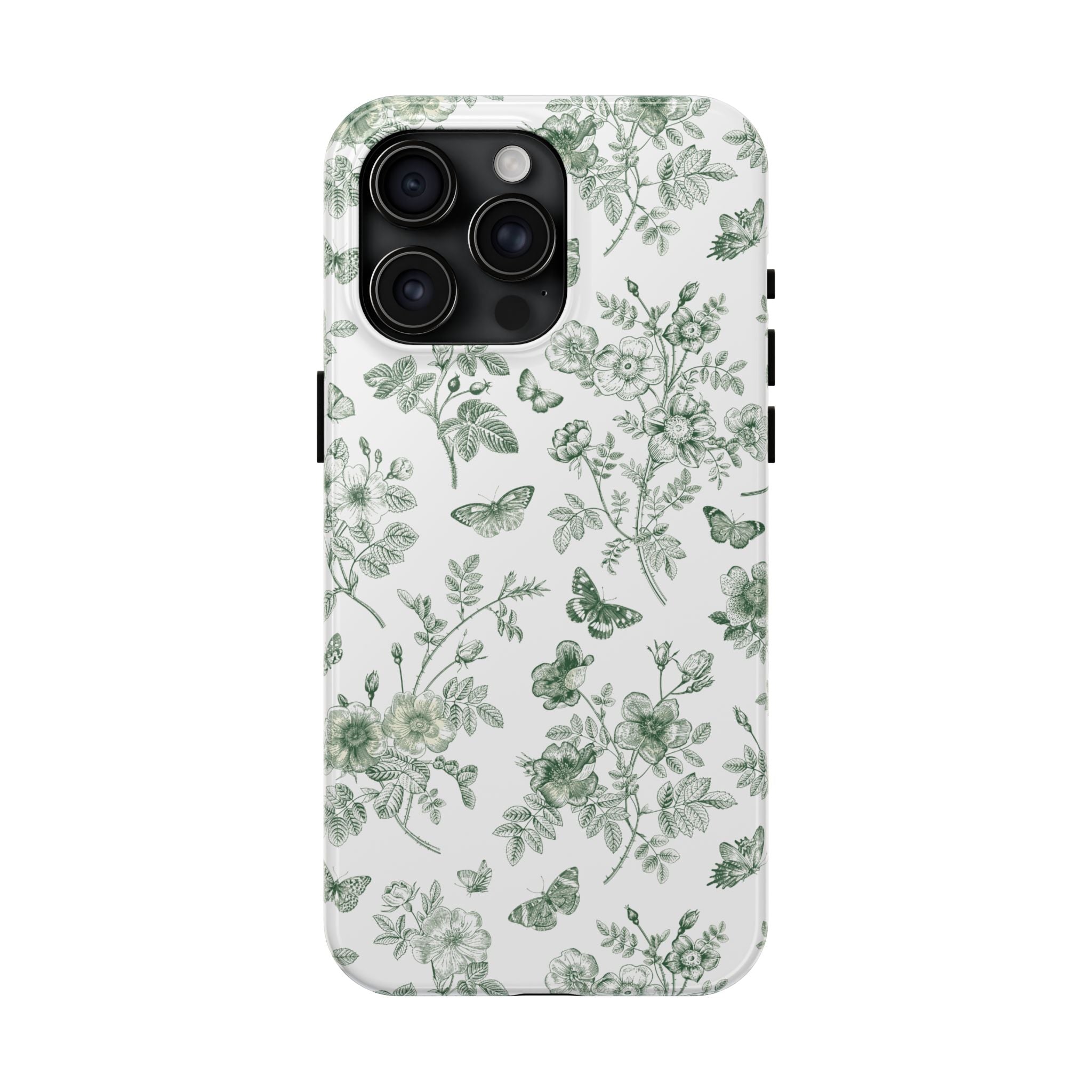 Butterfly Garden Floral iPhone Case