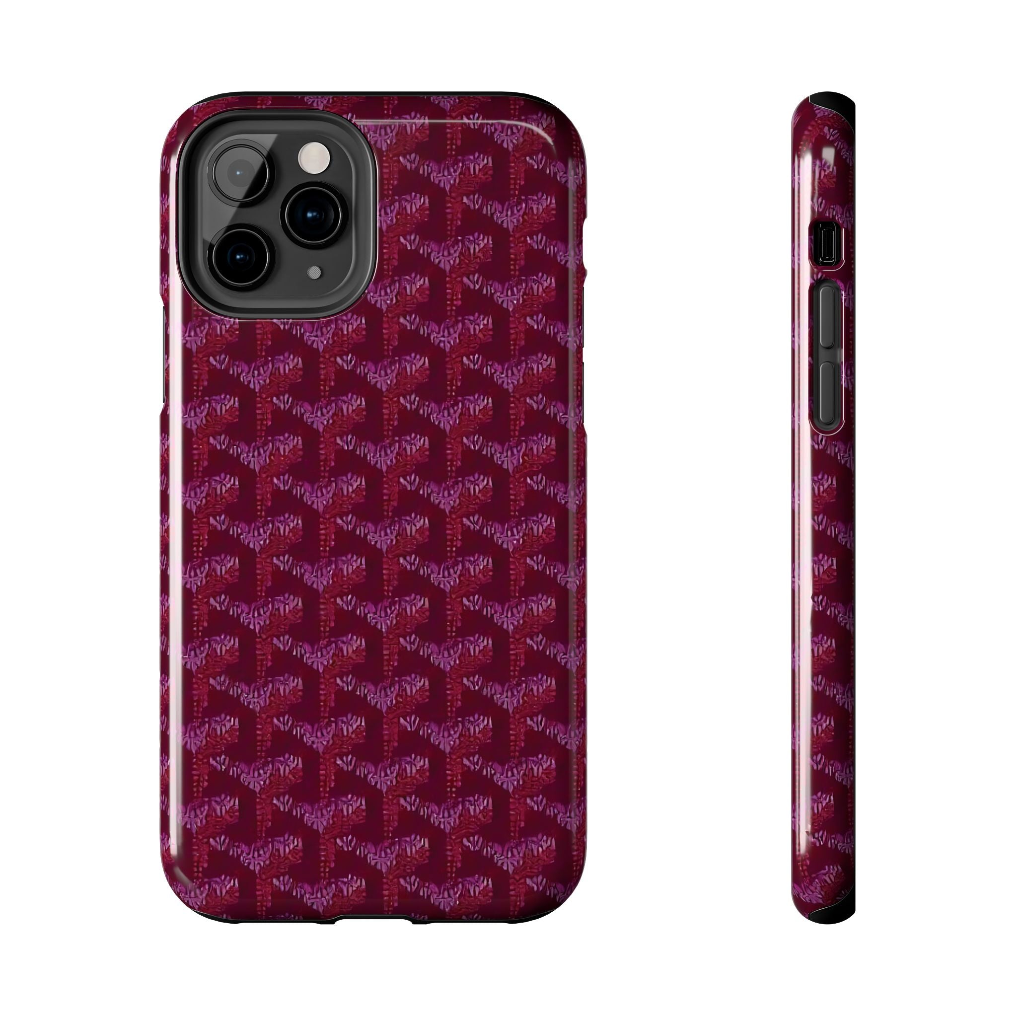 Designer Weave Purple iPhone Case