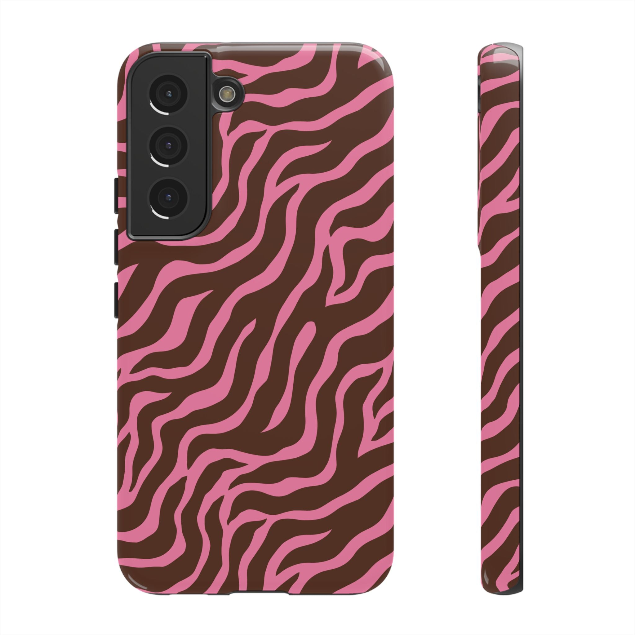 Pink Instinct | Zebra Print Galaxy Case