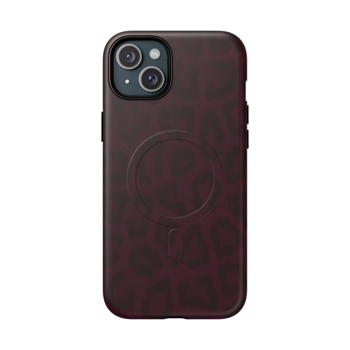 Black Cherry | Burgundy Leopard MagSafe Case