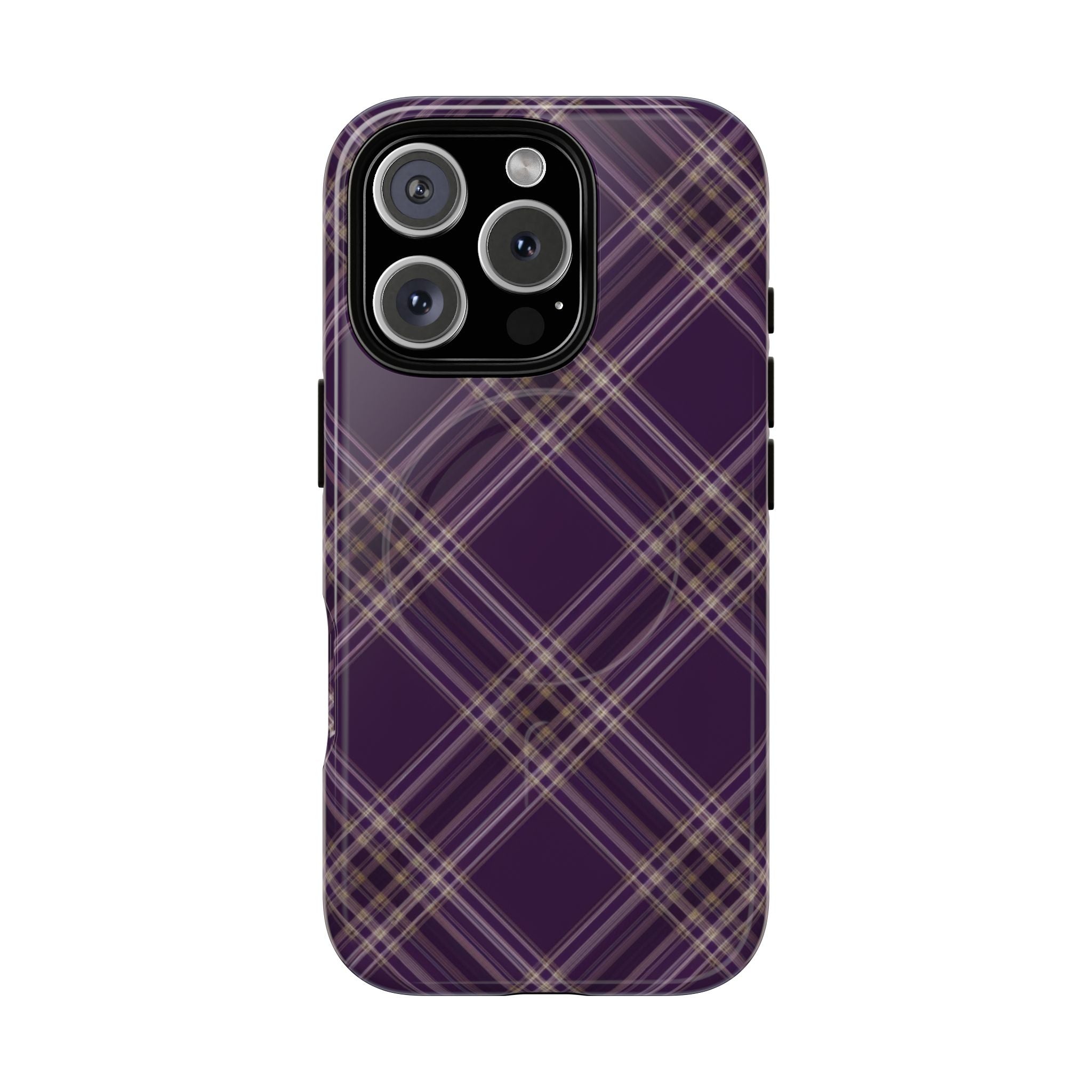 Plum Plaid MagSafe Case