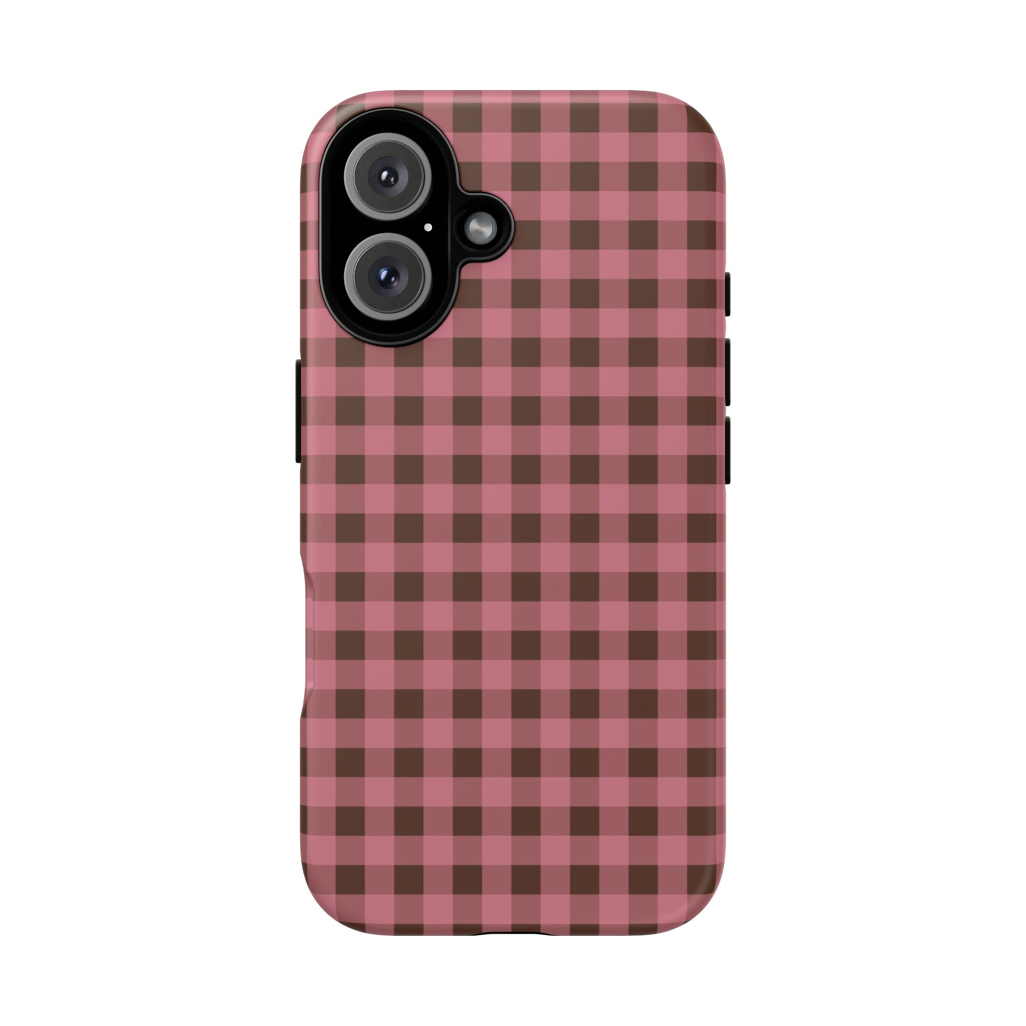 Rosy Gingham Phone Case