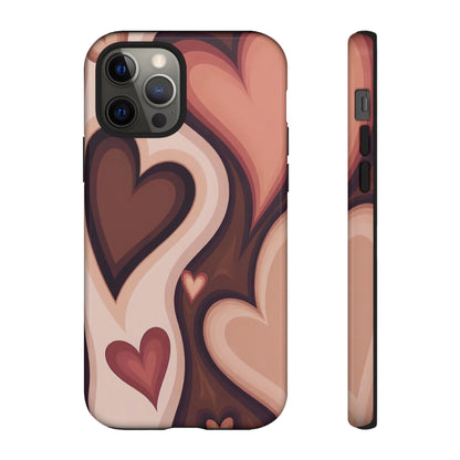 Groove Is in the Heart | Retro Hearts iPhone Case