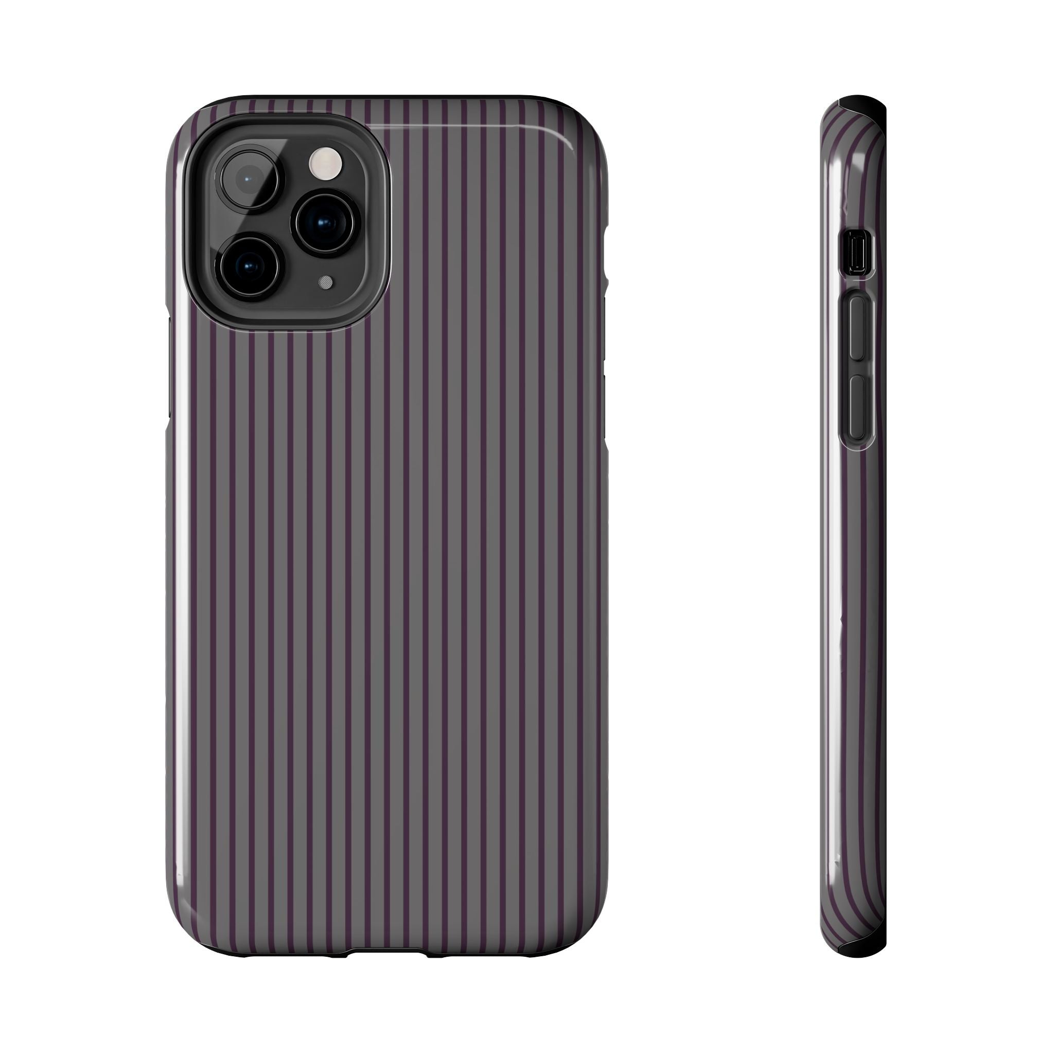 Trendsetter Gray Pinstripe iPhone Case