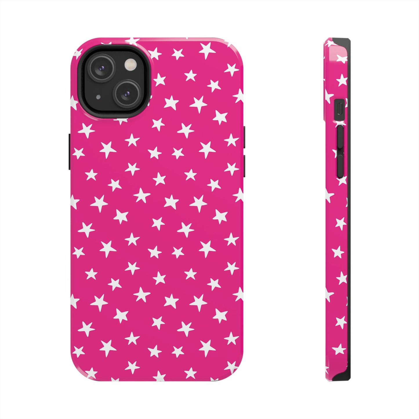 Starstruck | Hot Pink Starry iPhone Case