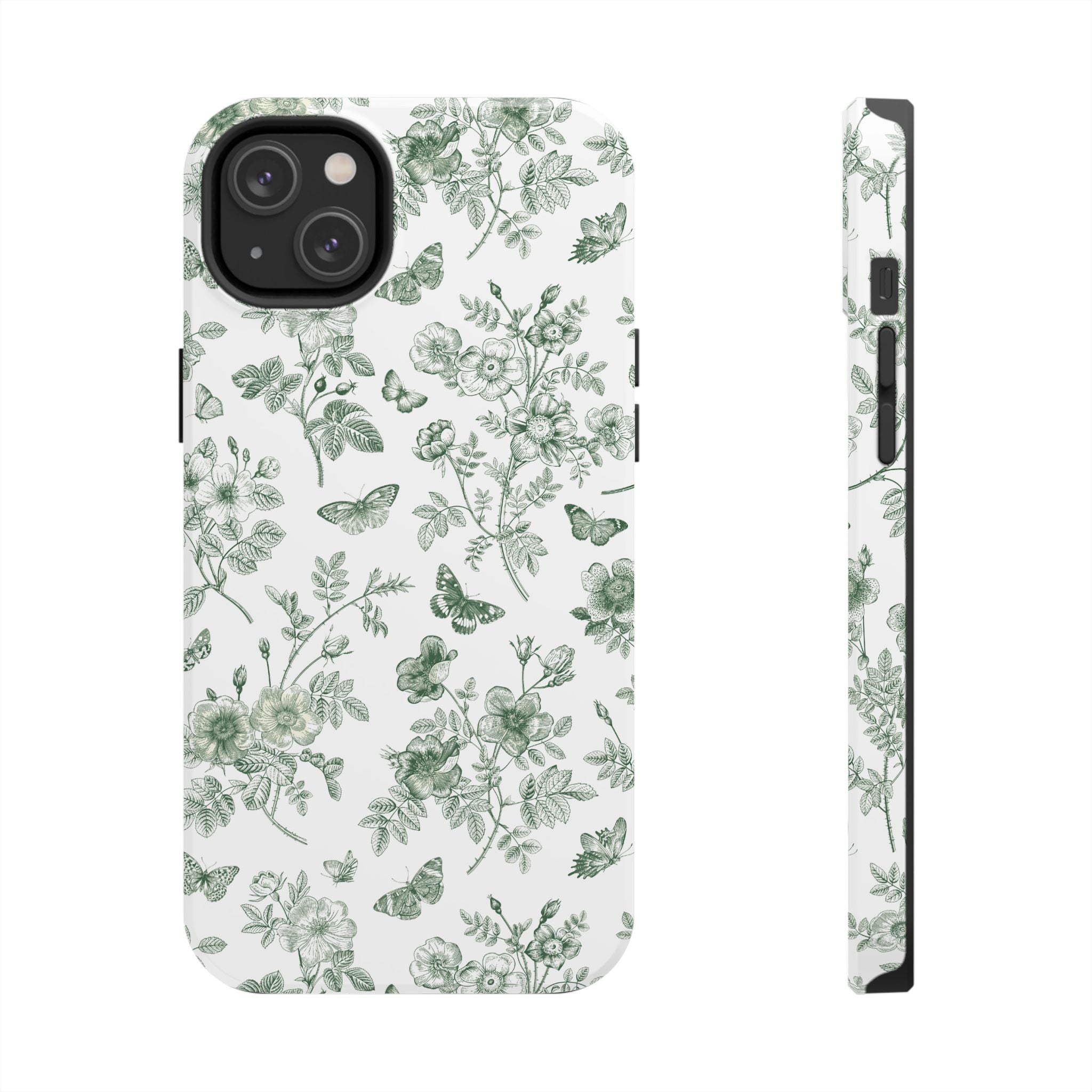 Butterfly Garden Floral iPhone Case