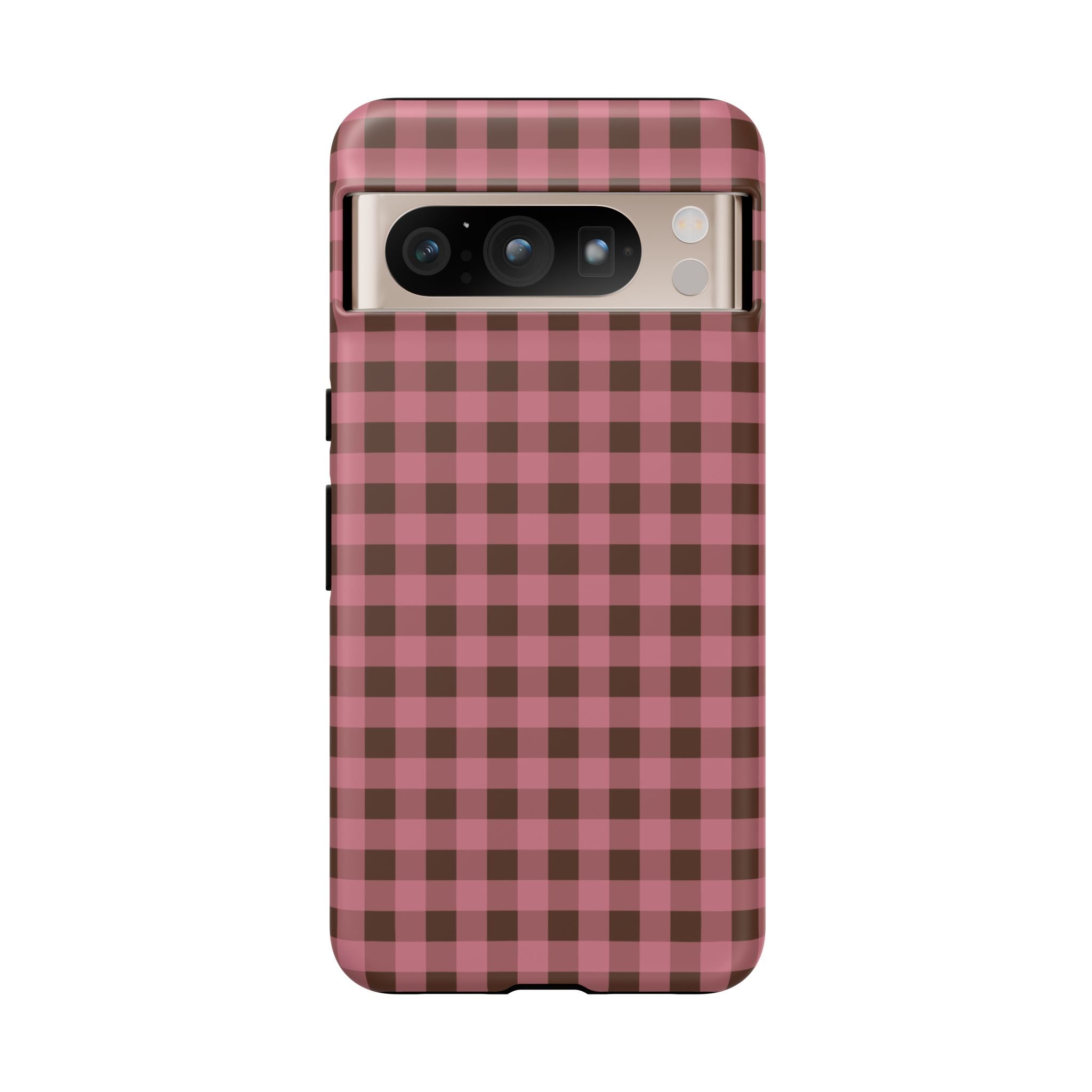 Rosy Gingham Phone Case