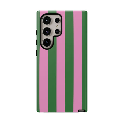 Retro Stripe | Pink & Green Y2K Case