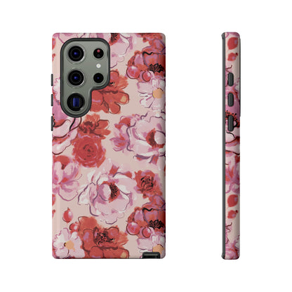 Charmed | Pink Painted Roses Case