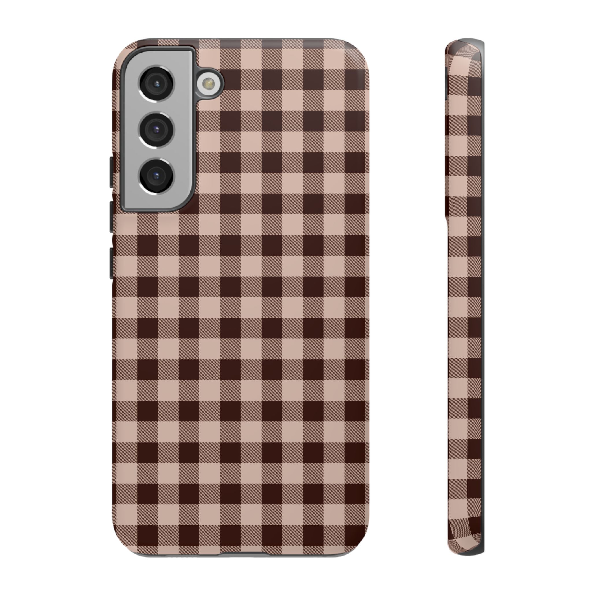 Latte Check Phone Case