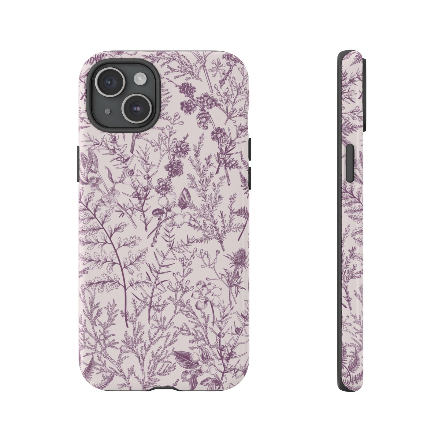 Plum Botanical Garden | Purple Floral Case