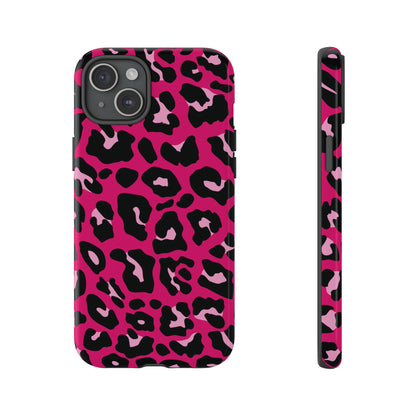 Fierce | Pink Leopard Print iPhone Case