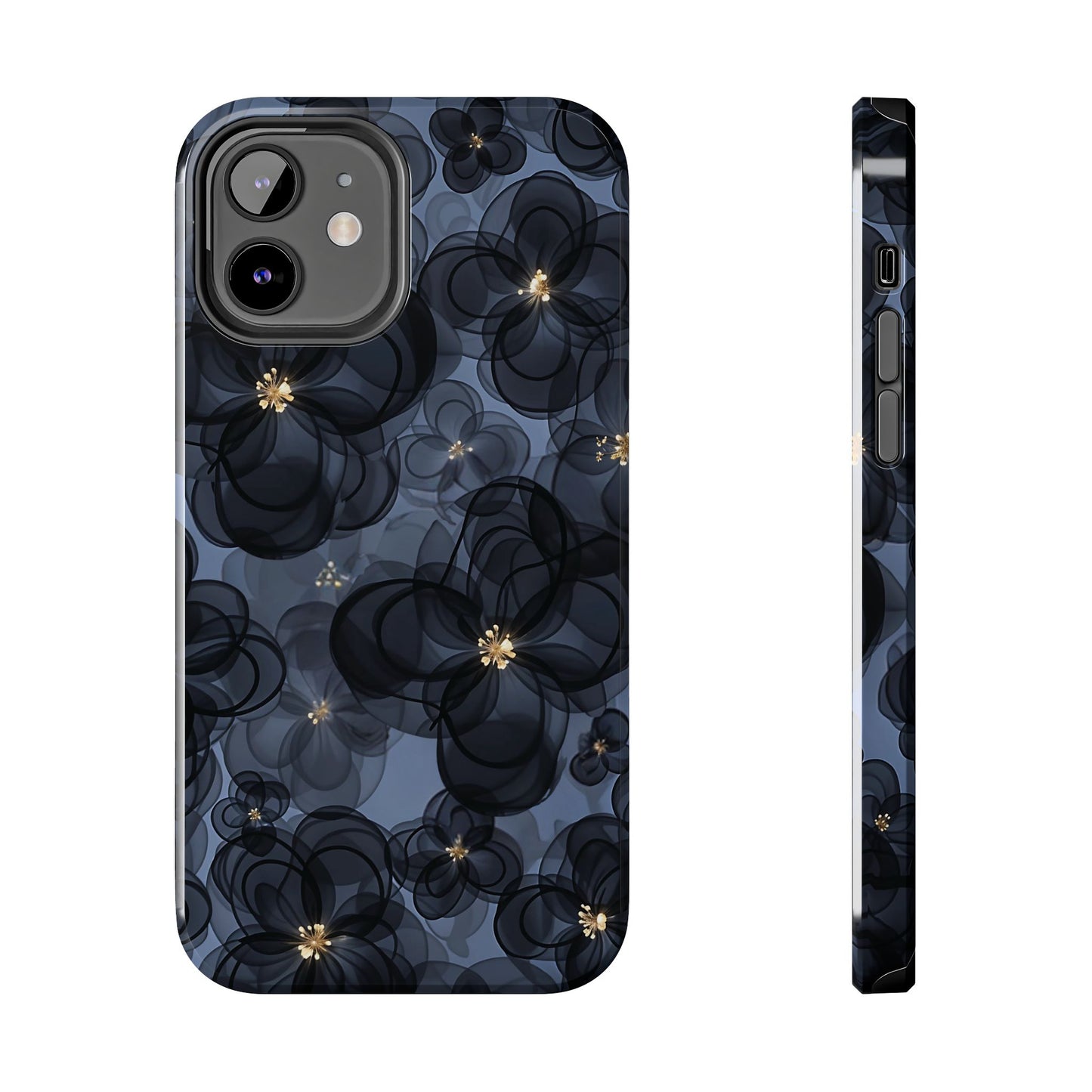 Petal Party | Coque iPhone à motif floral bleu