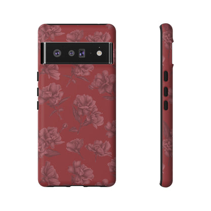 Roses Are Red | Red Floral Case