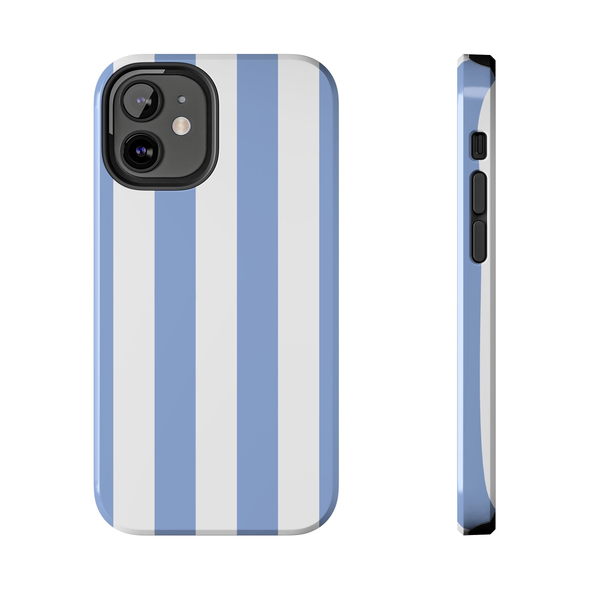 Blue Cabana Stripe iPhone Case