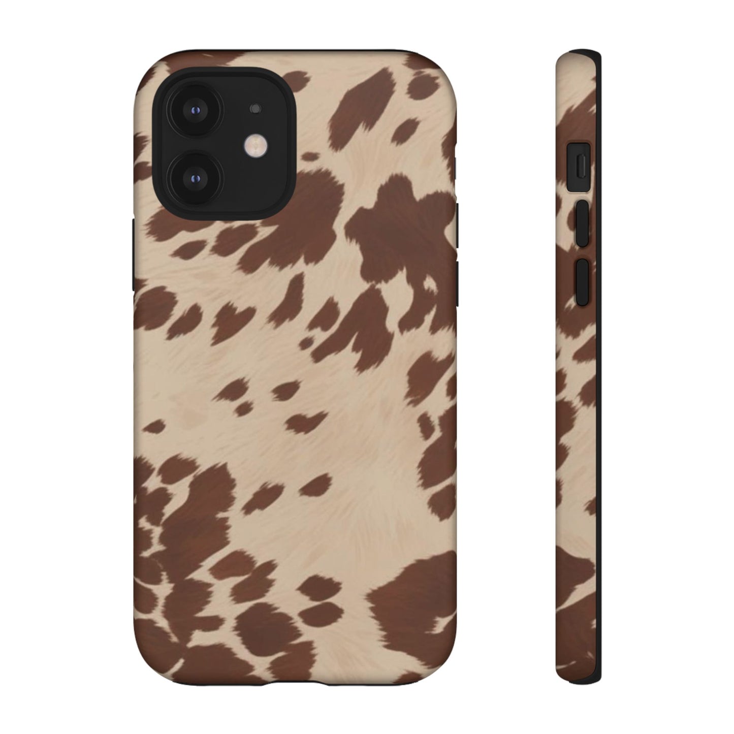 Rodeo Girl | Brown Cow Print Case