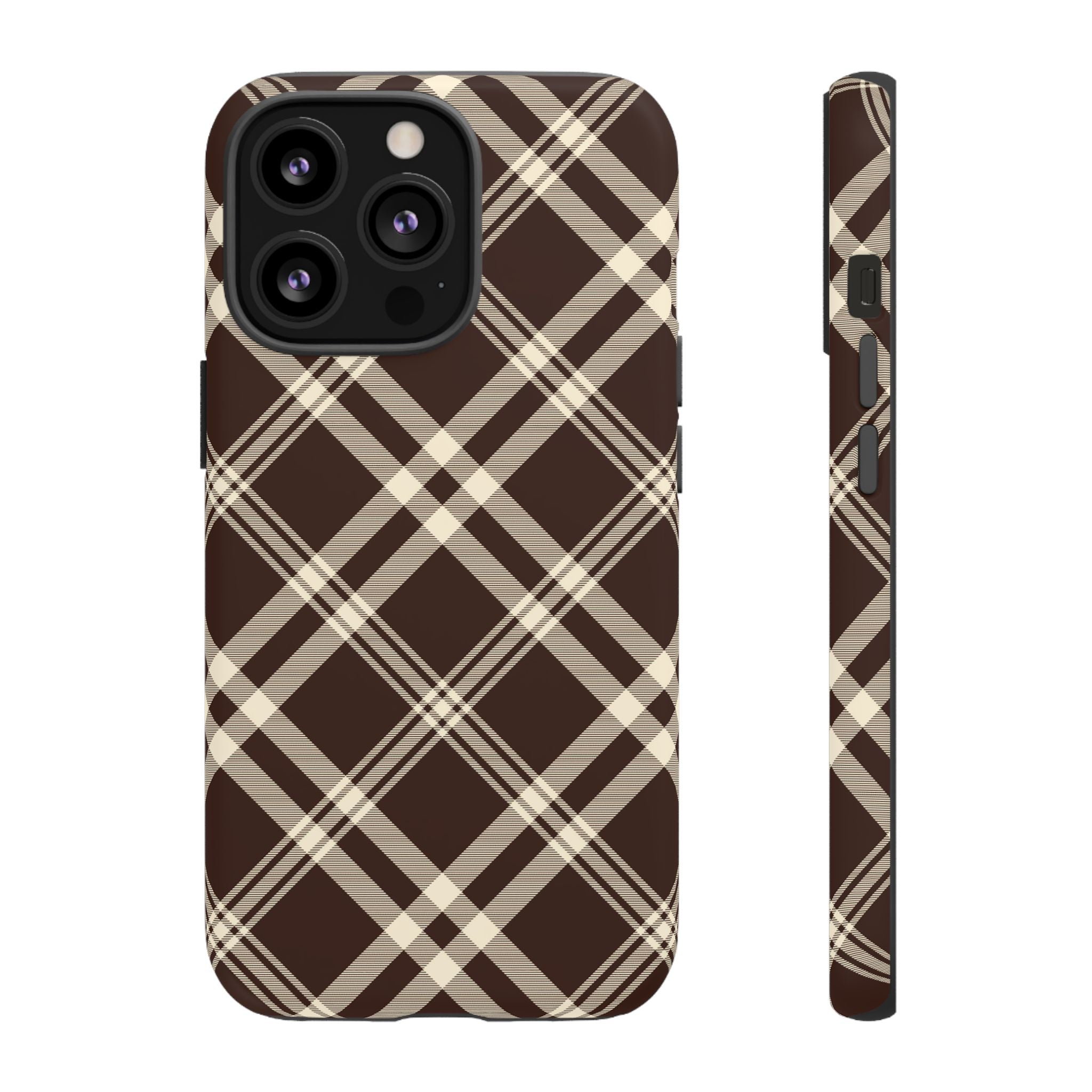 Mocha Plaid | iPhone Case