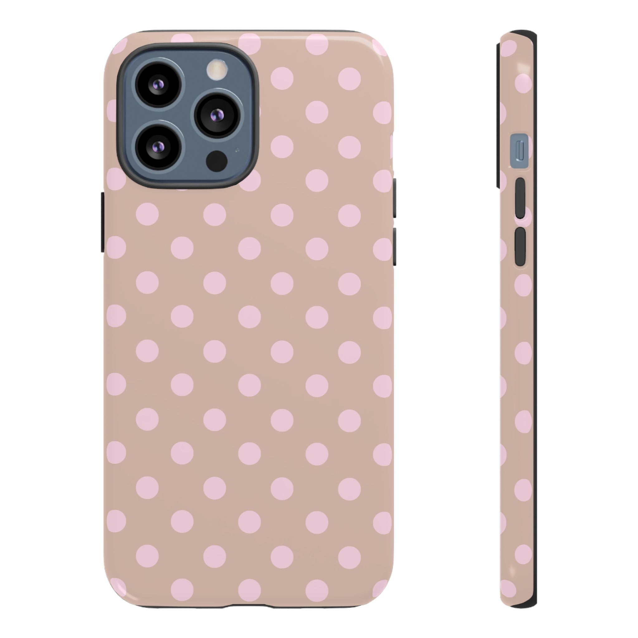 Blush Polka Dot iPhone Case