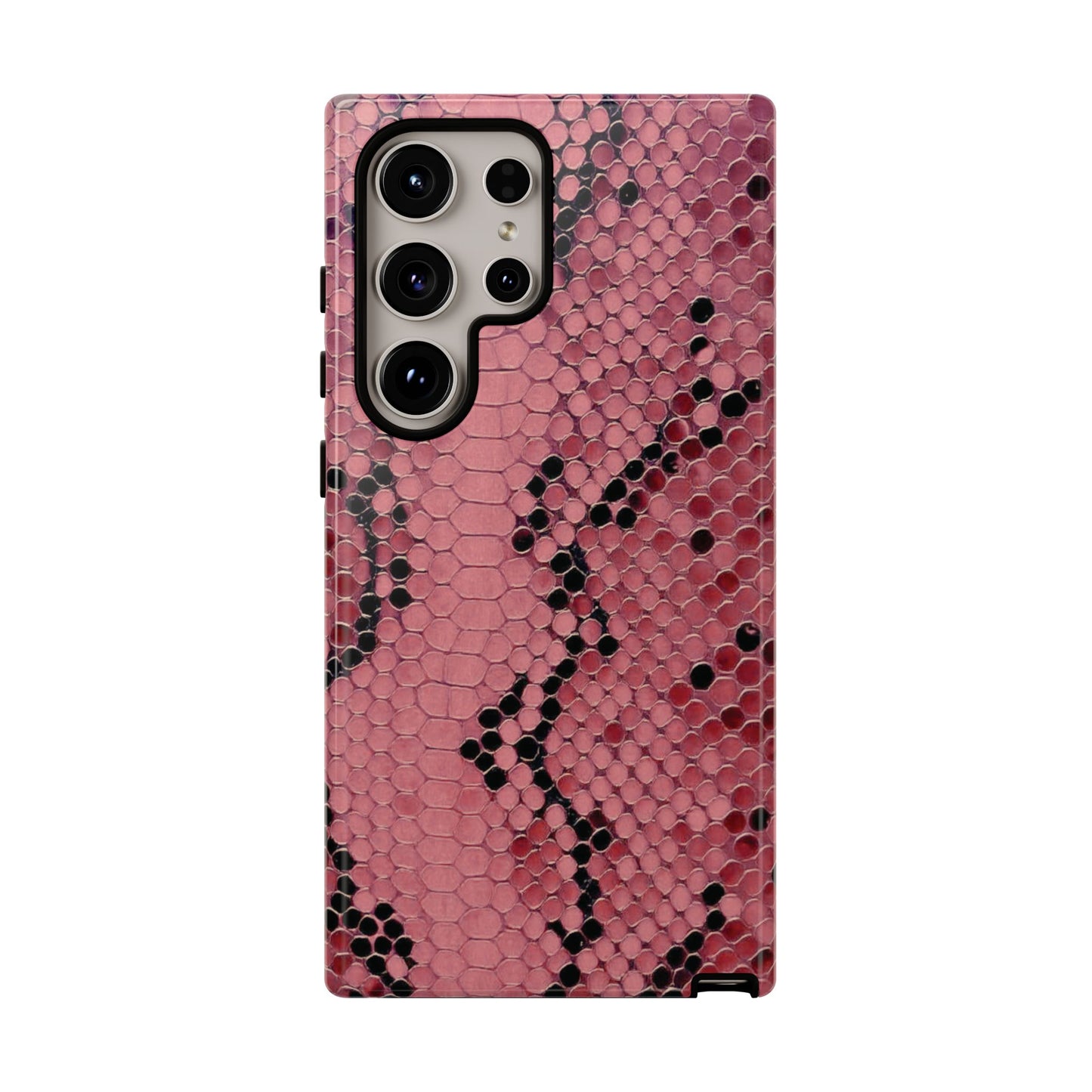 Coque Samsung à imprimé python rose | serpent