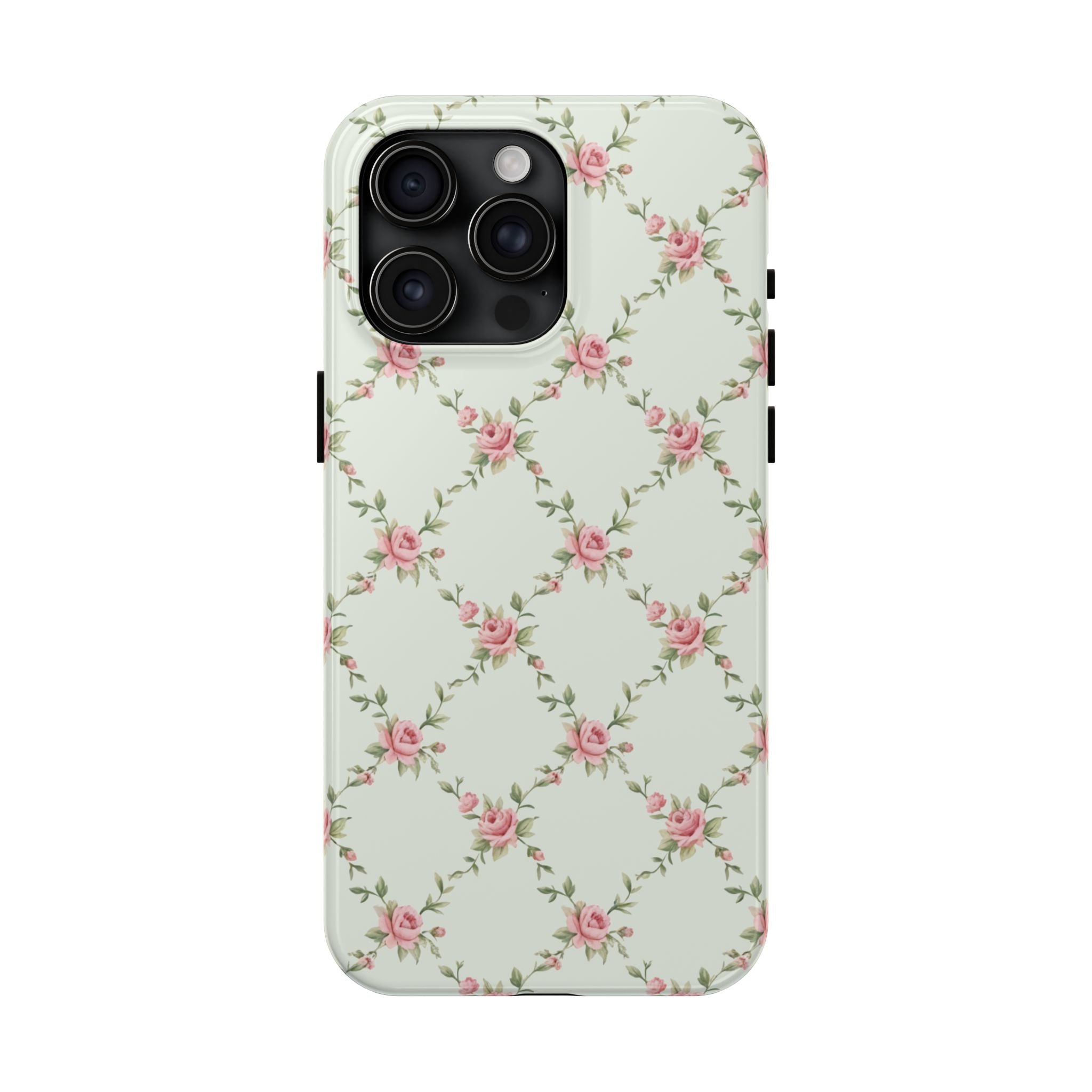 Rose Lattice Coquette iPhone Case