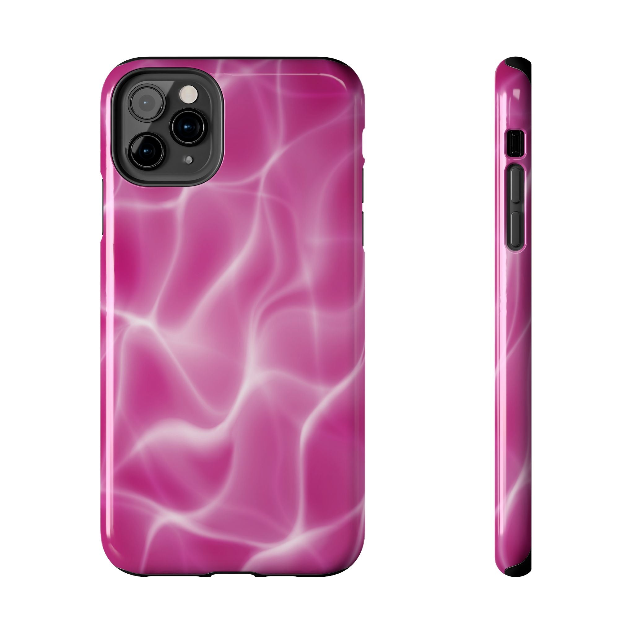 Pool Daze Pink Abstract iPhone Case