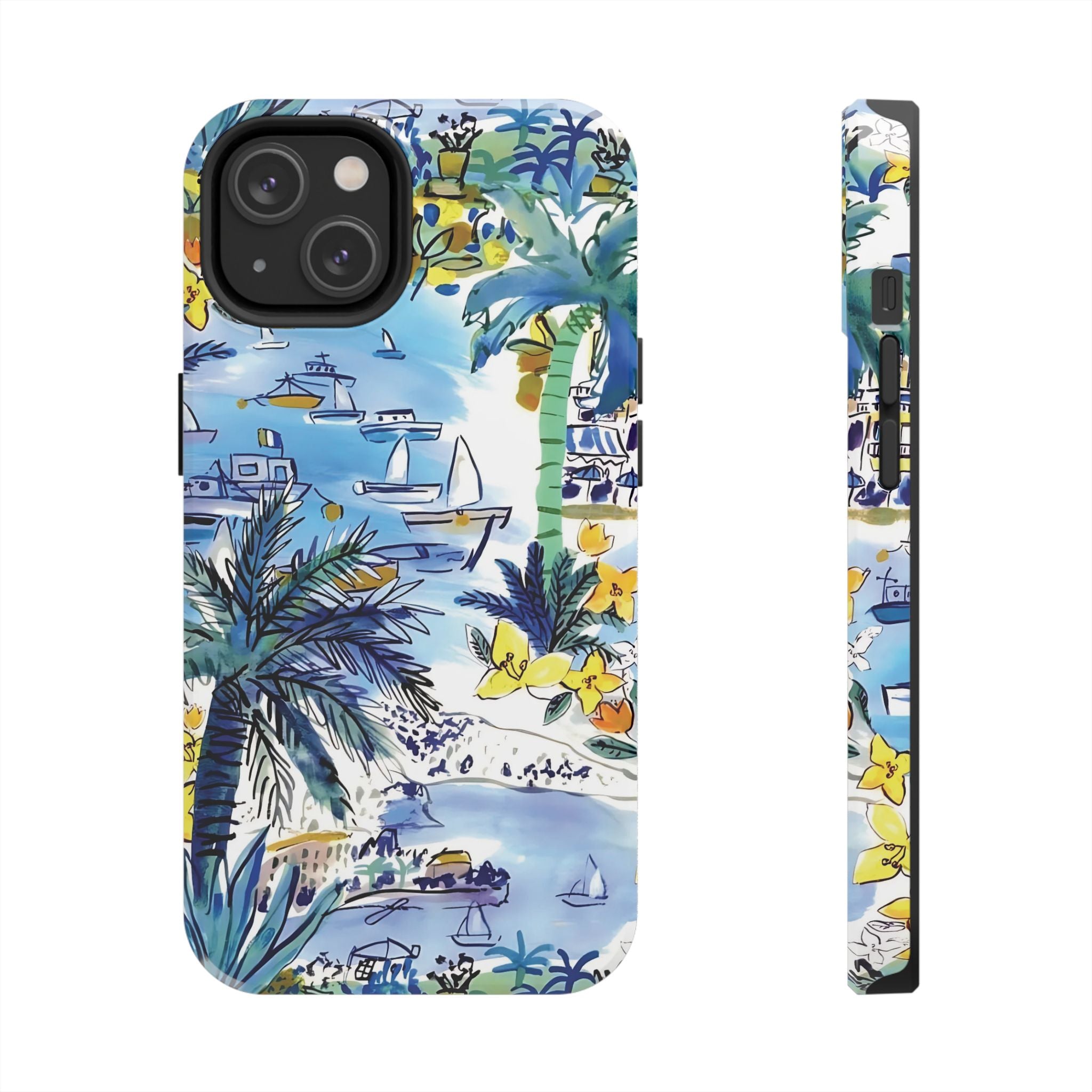 Island Life Watercolor iPhone Case