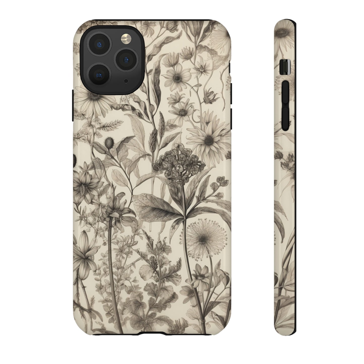 Vintage Wildflowers | Neutral Floral Case